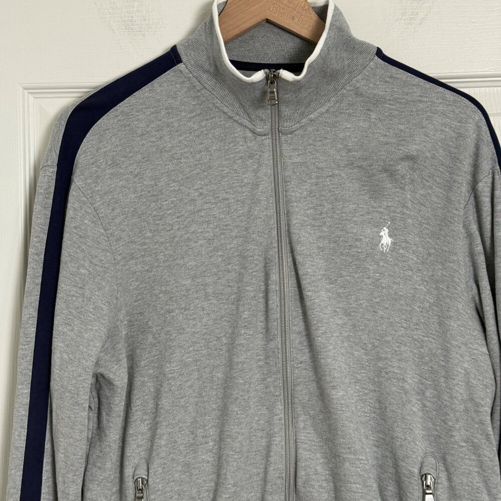 Polo Ralph Lauren Sweatshirt Mens Large Gray Performance Sport Athletic Golf - Picture 3 of 14